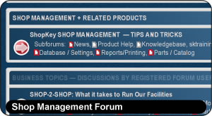 ShopKey Shop Management, Shop Management Forum