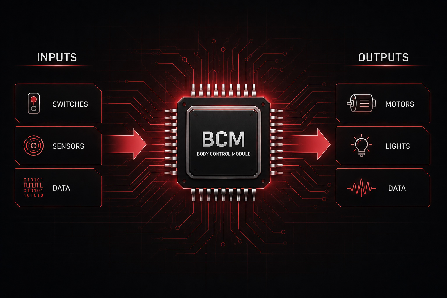 Body Control Module Inputs and Outputs