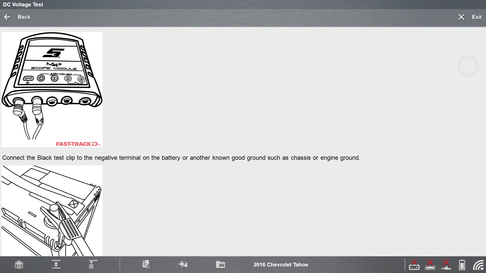 2016 Tahoe GCT DC Voltage Test Connection