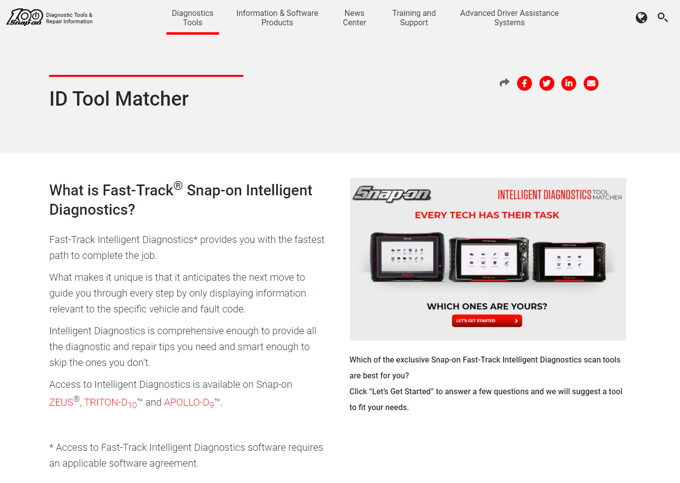 Fast-Track Intelligent Diagnostics Tool Matcher
