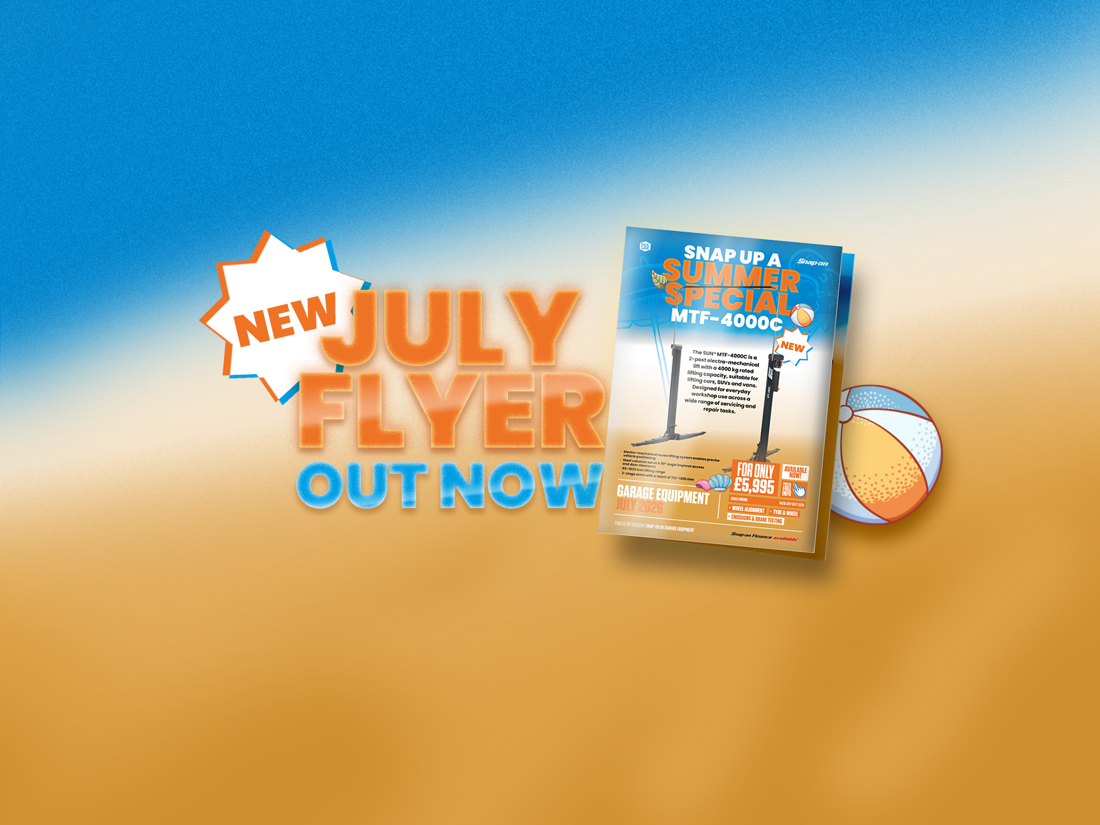 Garage Equipment June Flyer