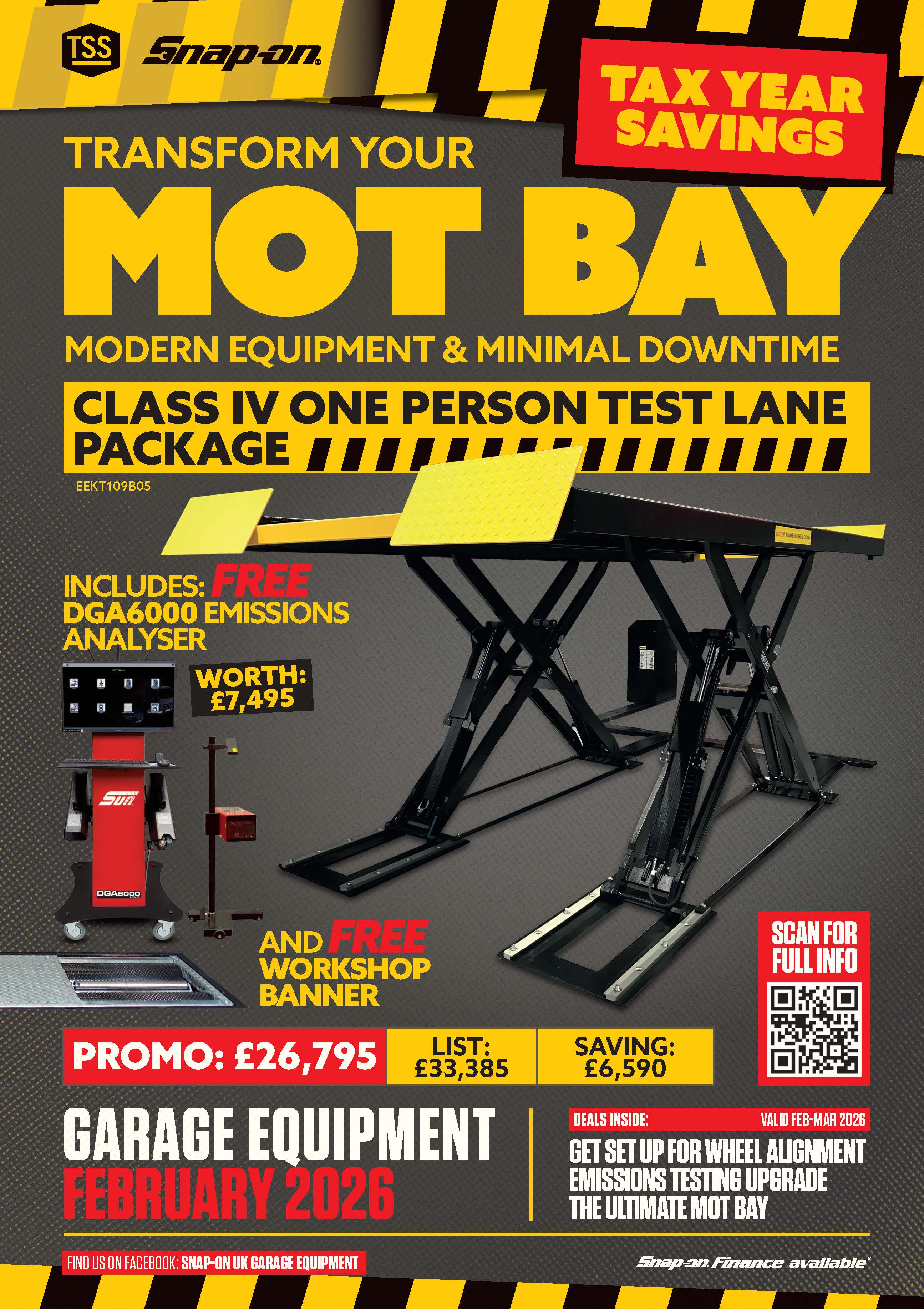 February Garage Equipment Promotions