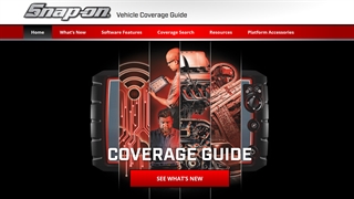 Snap-on Online Vehicle Coverage Guide