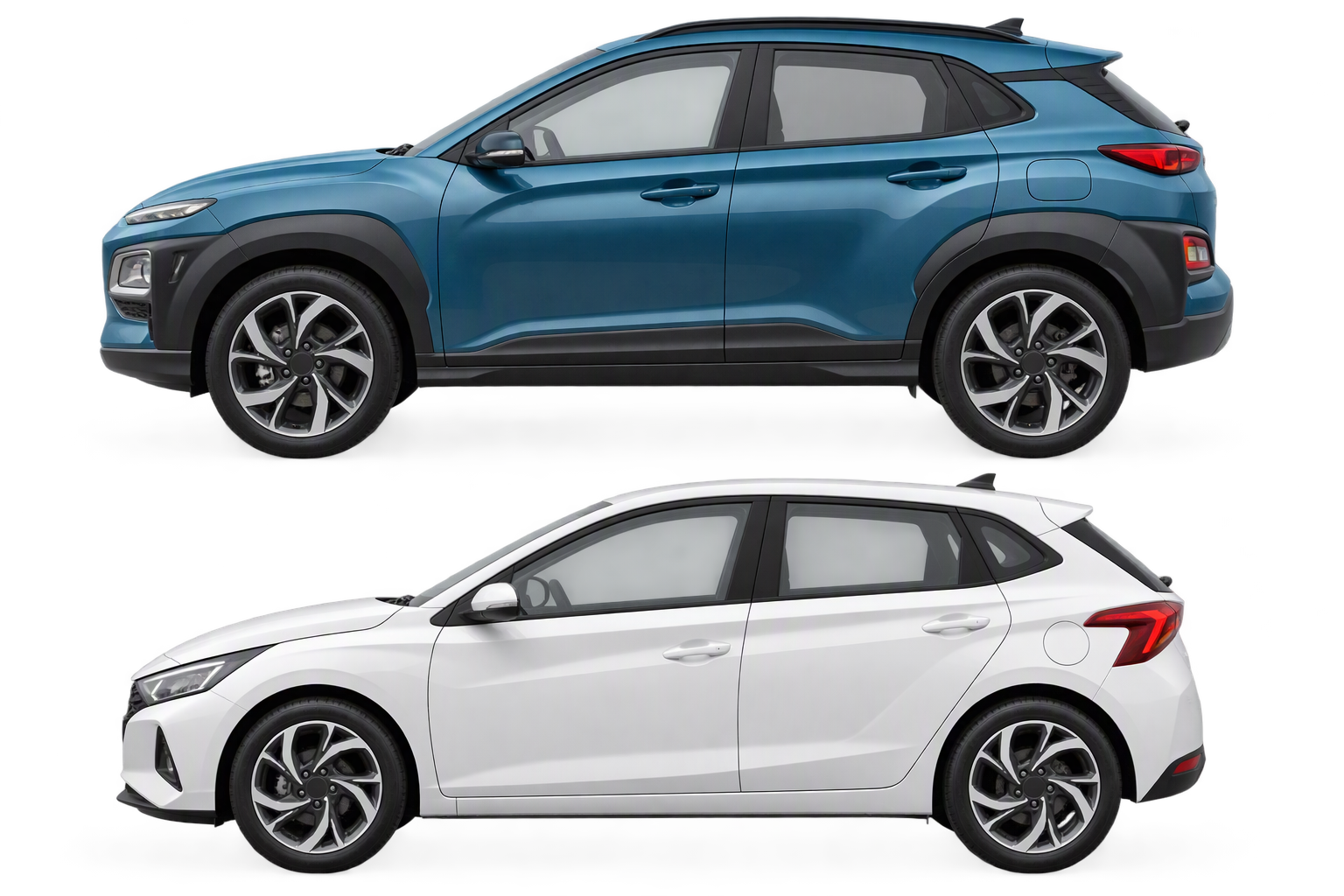 Hyundai Kona and i20