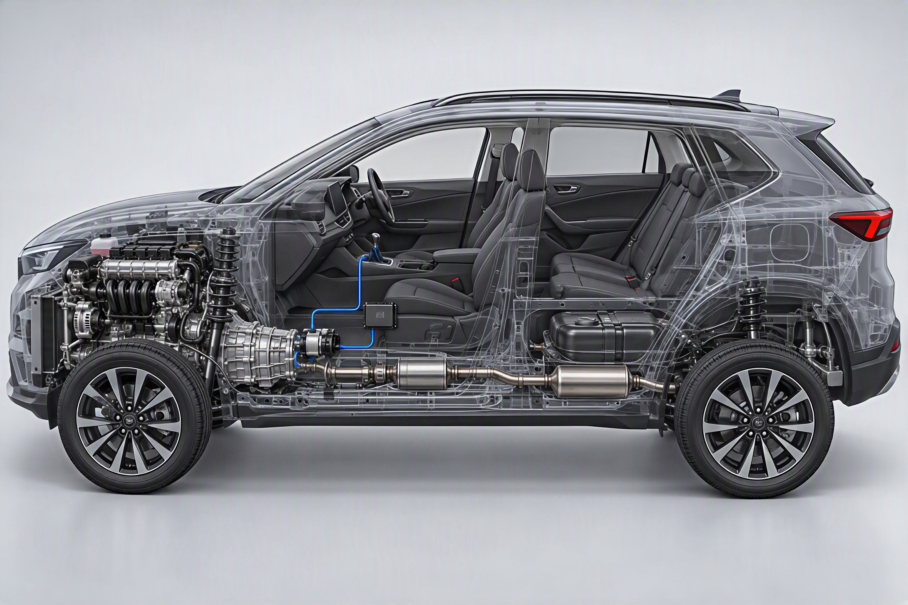 Intelligent Manual Transmission vehicle cutaway