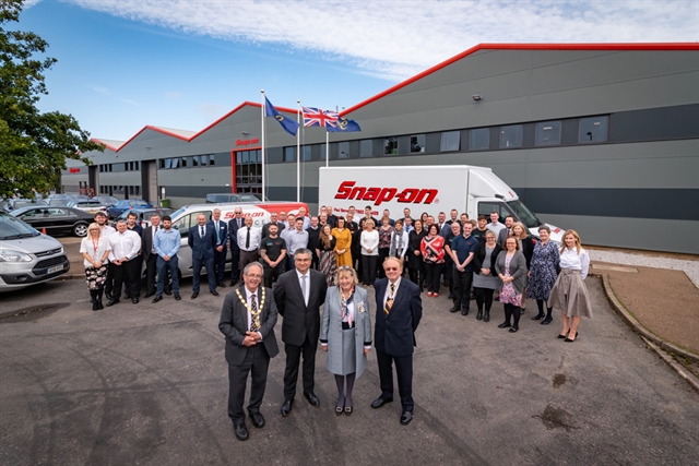 Members of the Snap-on team who have helped drive the company to two Queen's Awards for Enterprise in 2019. Picture credit: Paul Tibbs Photography.