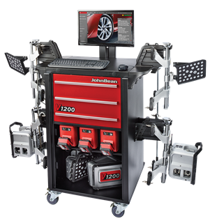 Save time, space, and drive your business with the John Bean V1200 Elite wheel aligner from Snap-on.